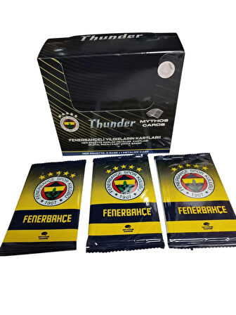 Fenerbahçeli Yıldızların Kartları | 1 Jelatinli Paket 6 Kart | Metalize ve Dijital İmzalı Kart Şansı