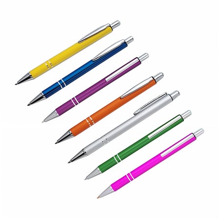 #Kalem Lüks Şık Ofis Tasarım Kalite Hediyelik İmza Yazı Aksesuar Ergonomik Metal Tükenmez Kalem Sarı