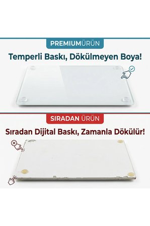 2’li Alman Schott 25*35 cm Temperli Cam Kesme Tahtası Ve Sunum Panosu, Beyaz Mermer-Şık Siyah Isıya Dayanıklı, Kırılmaz, Boyası Atmaz