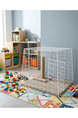 Katlanabilir Metal Evcil Hayvan Çiti ve Oyun Parkı, Kedi Çiti, Tavşan Kafesi, Horoz ve Tavuk Kümesi, Güvercin Kafesi, Yavru Köpek Oyun Alanı, Bahçe ve Ev Kullanımı