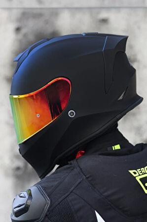 Dinamo Evo Mat Siyah Kask