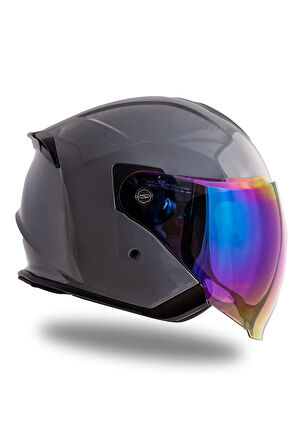 Palio 2  Scout Mat Titanyum-Siyah  Kask