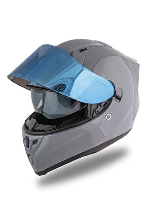 Strada Nardo Gri Kask ( Güneş Vizörlü )