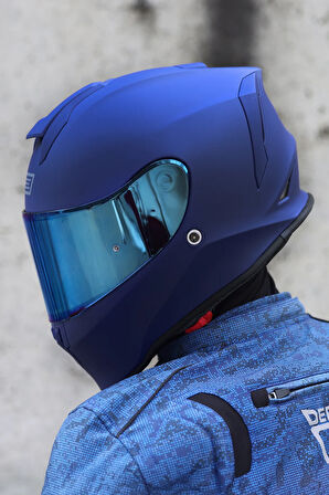 Dinamo Mat Mavi Kask