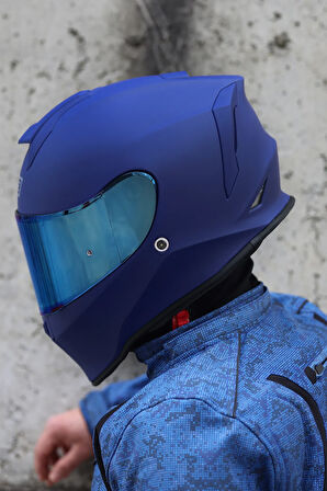 Dinamo Mat Mavi Kask