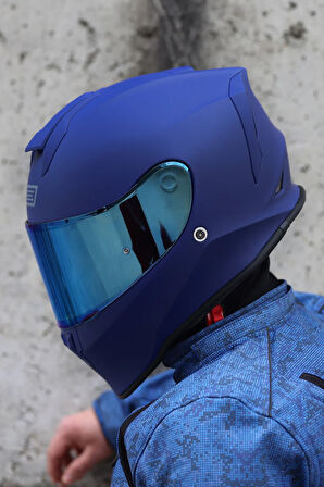 Dinamo Mat Mavi Kask