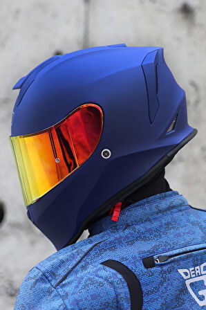 Dinamo Mat Mavi Kask