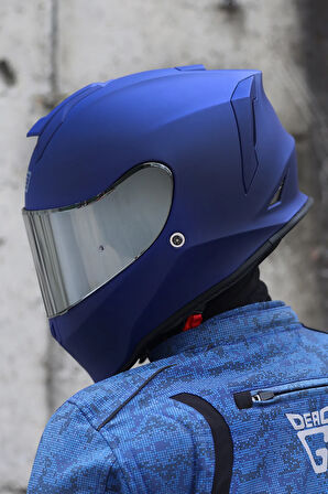 Dinamo Mat Mavi Kask