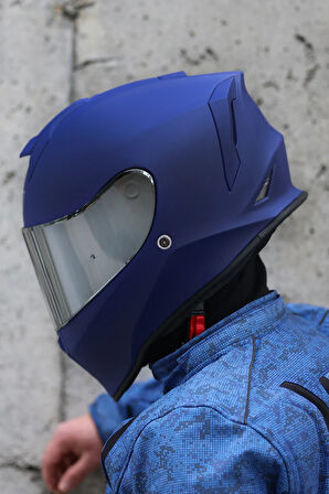 Dinamo Mat Mavi Kask