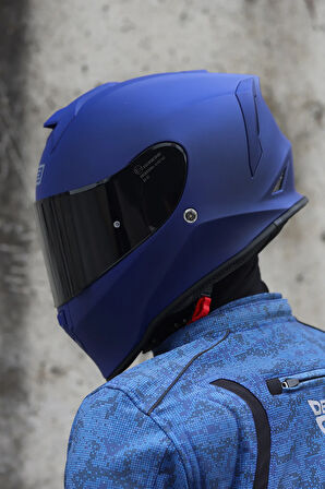 Dinamo Mat Mavi Kask