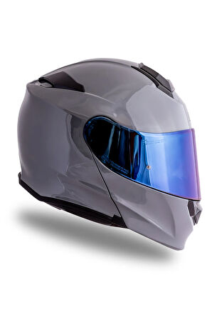 Delta Basic Nardo Gri Çene Açılır Kask