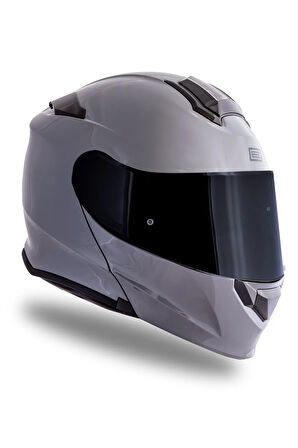 Delta Basic Nardo Gri Çene Açılır Kask
