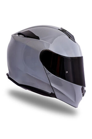 Delta Basic Nardo Gri Çene Açılır Kask