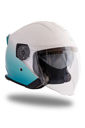 Palio 2  DeepSky Mavi-Beyaz  Kask