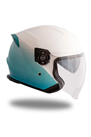 Palio 2  DeepSky Mavi-Beyaz  Kask