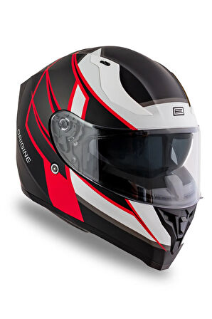 Strada Competition Beyaz-Kırmızı Kask