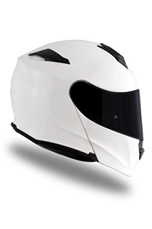 Delta Basic Beyaz Çene Açılır Kask