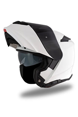Delta Basic Beyaz Çene Açılır Kask