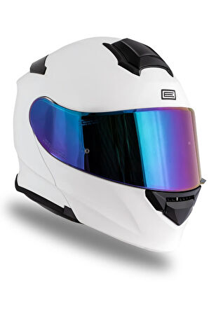 Delta Basic Beyaz Çene Açılır Kask