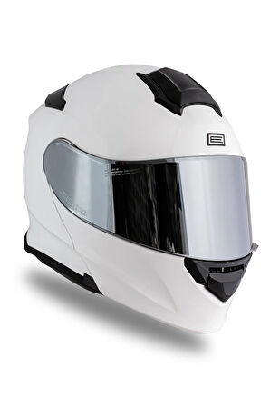 Delta Basic Beyaz Çene Açılır Kask