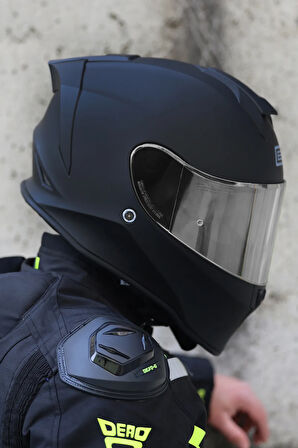 Dinamo Evo Mat Siyah Kask