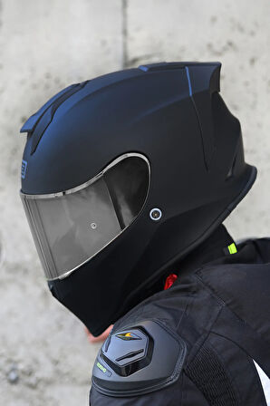 Dinamo Evo Mat Siyah Kask