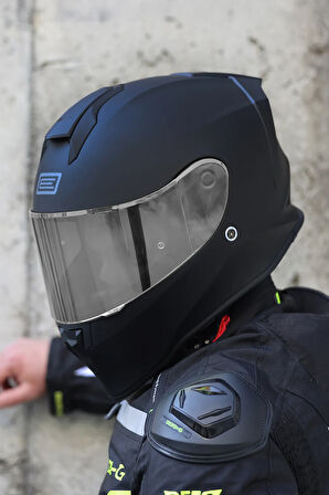 Dinamo Evo Mat Siyah Kask