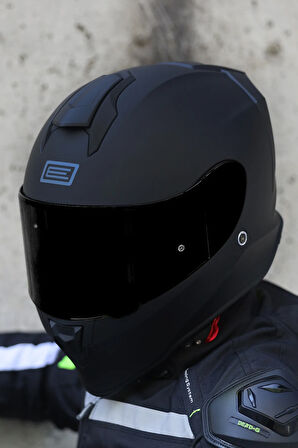 Dinamo Evo Mat Siyah Kask