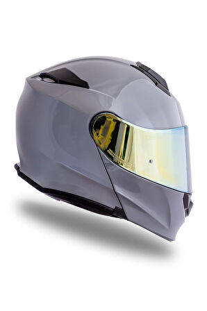 Delta Basic Nardo Gri Çene Açılır Kask