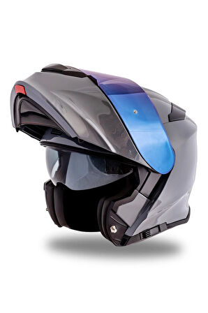 Delta Basic Nardo Gri Çene Açılır Kask