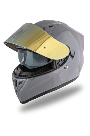 Strada Nardo Gri Kask ( Güneş Vizörlü )