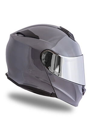 Delta Basic Nardo Gri Çene Açılır Kask