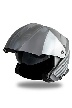 Palio 2  Scout Mat Titanyum-Siyah  Kask