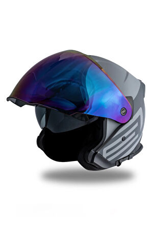 Palio 2  Scout Mat Titanyum-Siyah  Kask