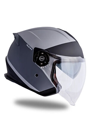 Palio 2  Scout Mat Titanyum-Siyah  Kask