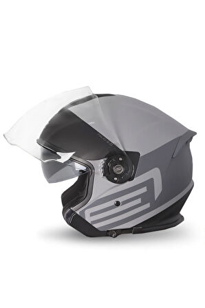 Palio 2  Scout Mat Titanyum-Siyah  Kask