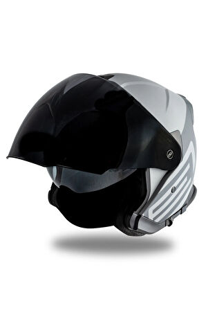 Palio 2  Scout Mat Titanyum-Siyah  Kask