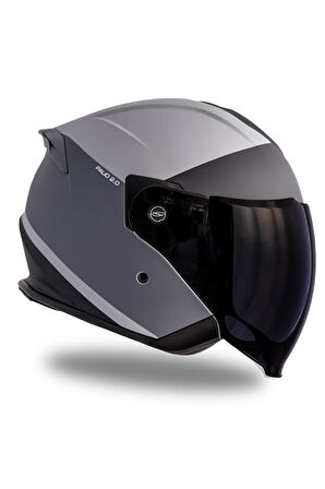 Palio 2  Scout Mat Titanyum-Siyah  Kask