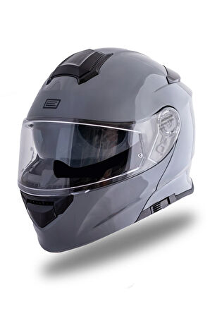 Delta Basic Nardo Gri Çene Açılır Kask