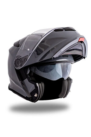 Delta Basic Nardo Gri Çene Açılır Kask
