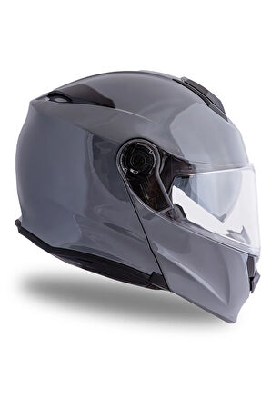 Delta Basic Nardo Gri Çene Açılır Kask
