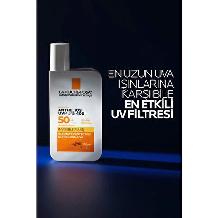 Enderun La Roche-Posay Anthelios Uvmune 400 Invisible Fluid SPF50 Karma ve Yağlı Cilt Yüz Güneş Koruyucu 50ML Güneş Kremi Gunes Kremi