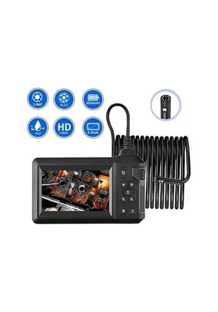 20 Metre Endoskop Ekranlı Yılan Kamera 8mm 1080p Sert Kablo