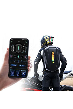 Led Ekranlı Motorcu Sırt Çantası