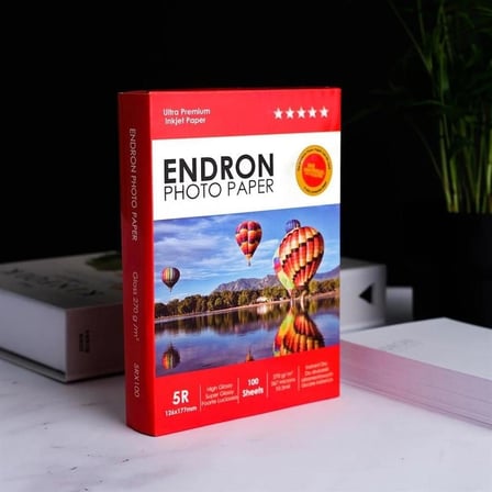100 Adet Endron 15x21 - A5 Photo Paper Satin - Mat 270gsm Fotoğraf Kağıdı