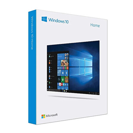 Microsoft Windows 10 Home 32-64 Bit Destekli Turkce-Ingilizce Global Retaıl Lisans Anahtari