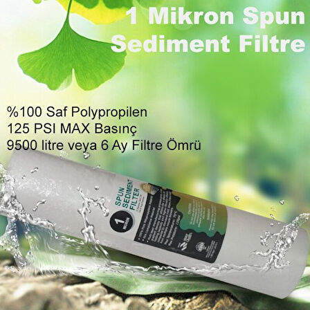 Su Arıtma Cihazı Filtre Seti Lg kuno Membranlı Aqualine 8 Aşamalı Filtre Seti