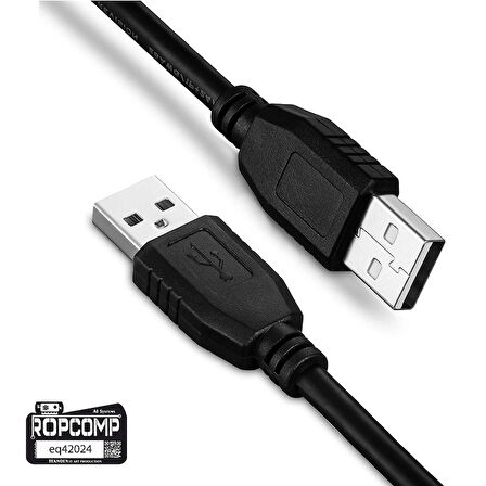 Ropcomp USB Uzatma Kablosu İki Ucu Erkek 100cm