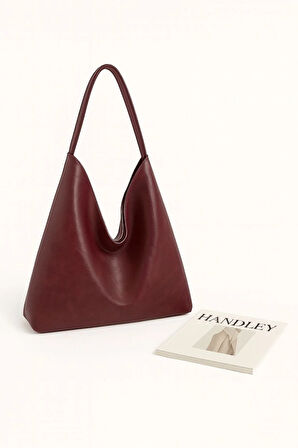 Lüks Salaş Deri Omuz ve El Çantası