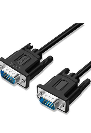 Samsung erkek-erkek 1080P 15 Pin monitör projektör için TV koruyucu kablo 1.5M VGA kablosu